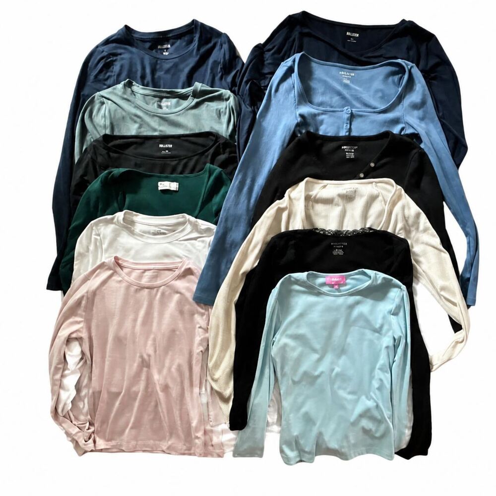 Mixed Lot 12 Hollister American Eagle Tops Bodysuits Small XS